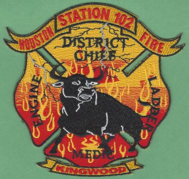 Houston Fire Department Station 102 Patch