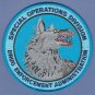 DEA Drug Enforcement Administration Special Operations Division Patch