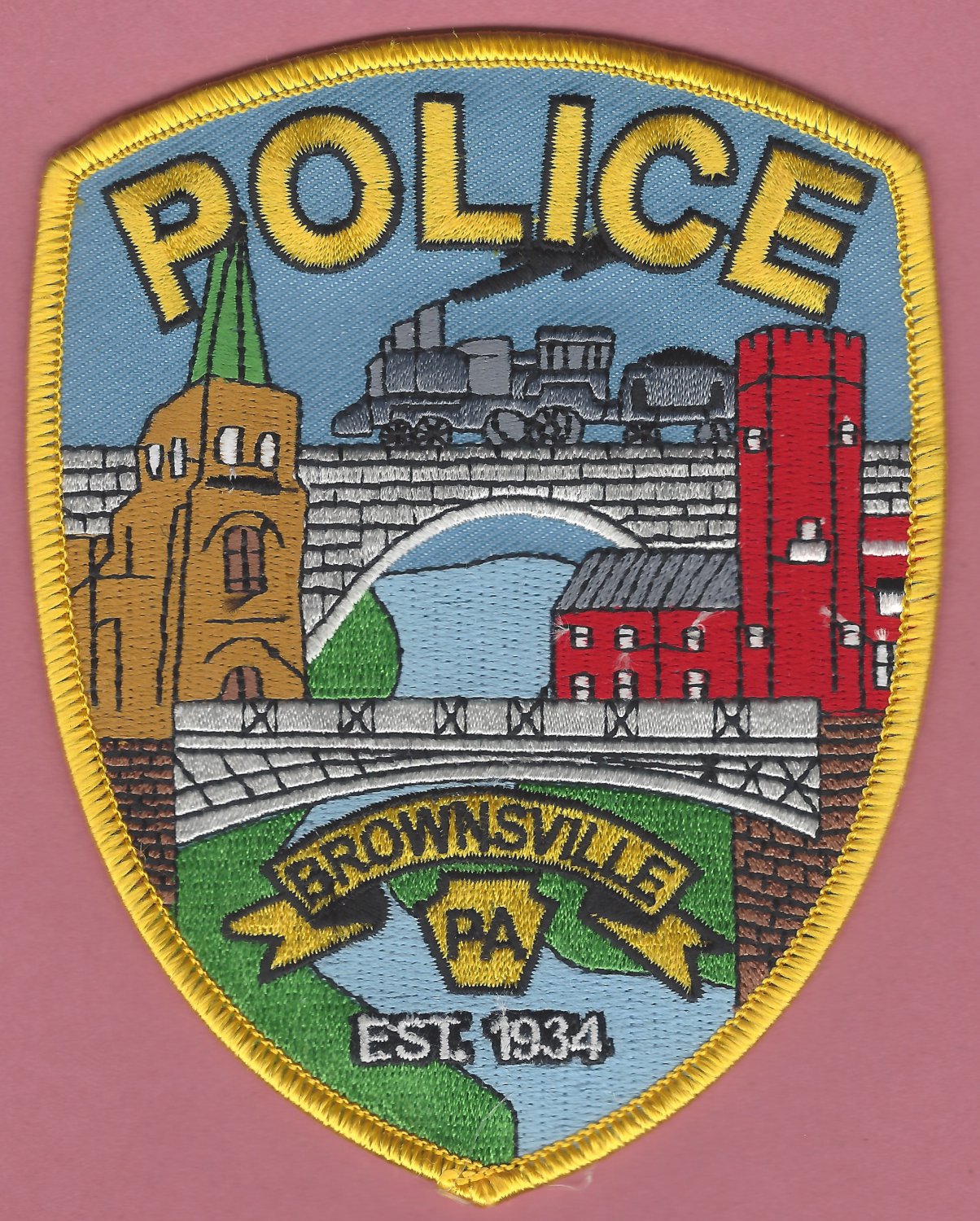 Brownsville Pennsylvania Police Patch