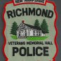 Richmond New Hampshire Police Patch