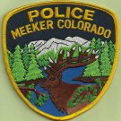 Meeker Colorado Police Patch