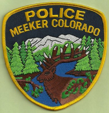 Meeker Colorado Police Patch