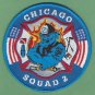 Chicago Fire Department Squad Company 2 Fire Patch NEW