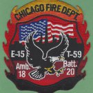 Chicago Fire Department Engine 15 Truck 59 Fire Company Patch