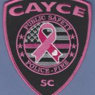 Cayce South Carolina Police Patch Pink