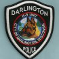 Darlington Wisconsin Police K-9 Unit Patch