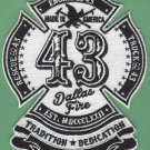 Dallas Fire Department Texas Engine Company 43 Patch