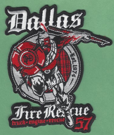 Dallas Fire Department Texas Station 57 Company Patch