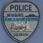 Wiggins Colorado Police Patch Locomotive