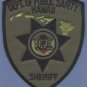 Hawaii State Department of Public Safety Sheriff Police Patch Subdued