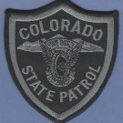 Colorado State Patrol Tactical Police Patch Gray