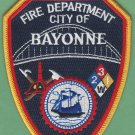 Bayonne New Jersey Fire Patch