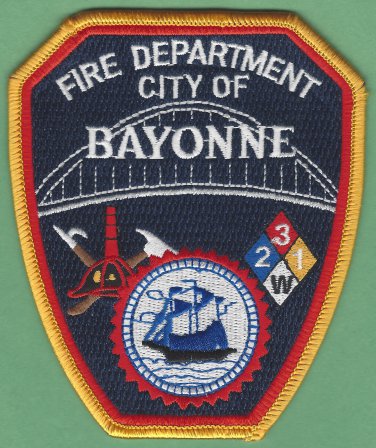 Bayonne New Jersey Fire Patch