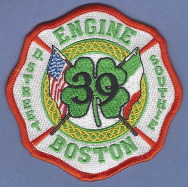 Boston Fire Department Engine Company 39 Fire Patch