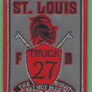St. Louis Fire Department Truck Company 27 Patch