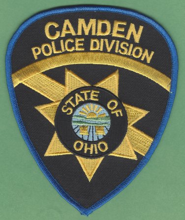 Camden Ohio Police Patch