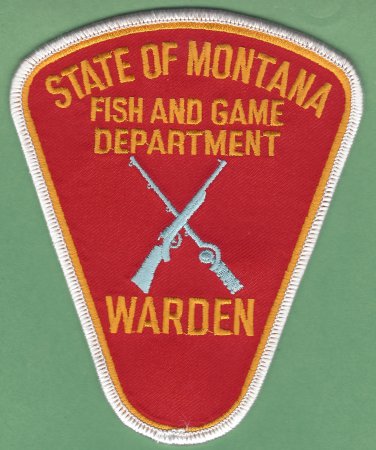 Montana Fish & Game Department Enforcement Warden Patch