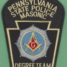 Pennsylvania State Police Masonic Lodge Patch