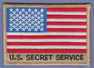 United States Secret Service American Flag Patch