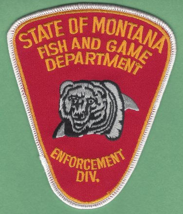 Montana Fish & Game Department Enforcement Patch