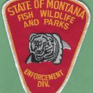 Montana Fish Wildlife and Parks Department Enforcement Patch
