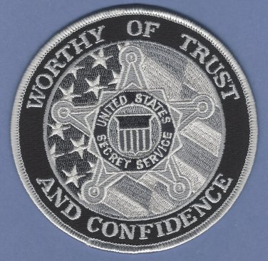 United States Secret Service Trust & Confidence Patch Gray