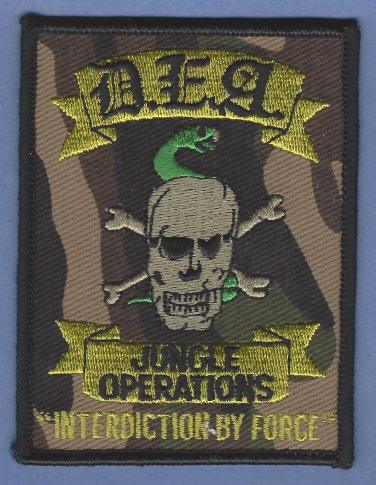 DEA Jungle Operations Police Patch Camo