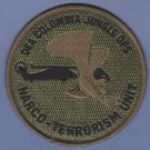DEA Colombia Narco Terrorism Task Force Police Patch Green