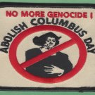 AIM American Indian Movement Abolish Columbus Day Patch