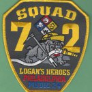 Philadelphia Fire Department Squad Company 72 Patch