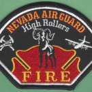 Nevada Air National Guard Base Crash Fire Rescue Patch