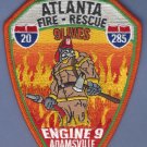Atlanta Fire Department Engine Company 9 Fire Patch