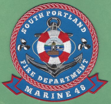 South Portland Maine Marine 48 Fire Boat Fire Patch