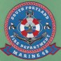 South Portland Maine Marine 48 Fire Boat Fire Patch