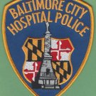 Baltimore City Hospital Maryland Police Patch