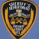 Greenup County Sheriff Kentucky Police Patch