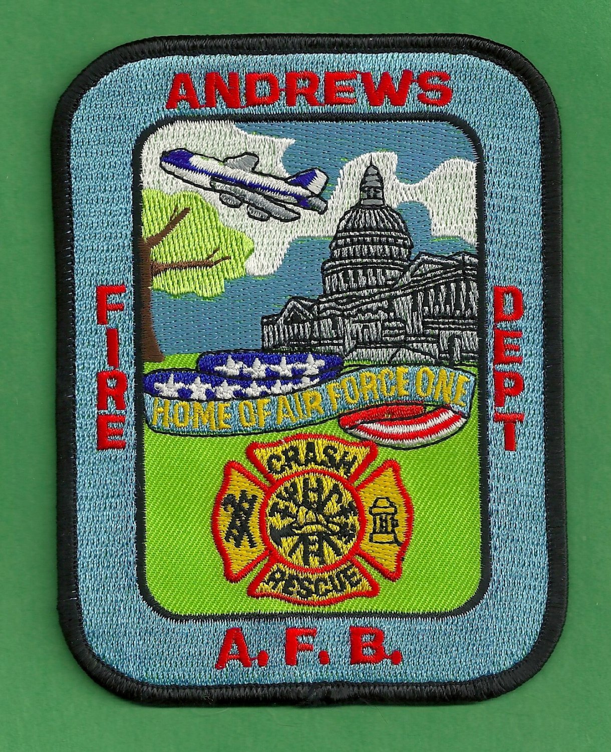 Andrews Air Force Base Fire Rescue Patch Home of Air Force One