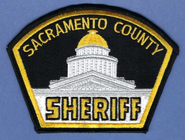 Sacramento County Sheriff California Police Patch