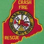 Bangor International Airport Maine Air National Guard Fire Rescue Patch ARFF
