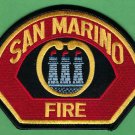 San Marino California Fire Rescue Patch