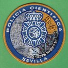Sevilla Spain Policia Cientifica CSI Police Patch