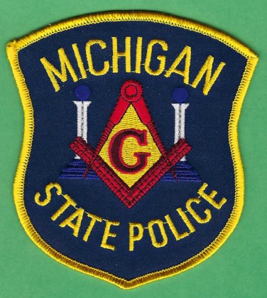 Michigan State Police Masonic Lodge Patch