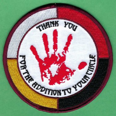 AIM American Indian Movement Thank You For The Addition To Your Circle Patch