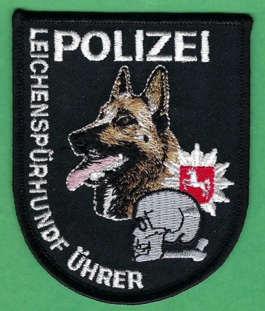 German Police Cadaver Detection K-9 Unit Patch