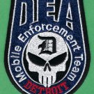 DEA Detroit Michigan Mobile Enforcement Team Police Patch