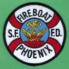 San Francisco Fire Department Fire Boat "Phoenix" Patch