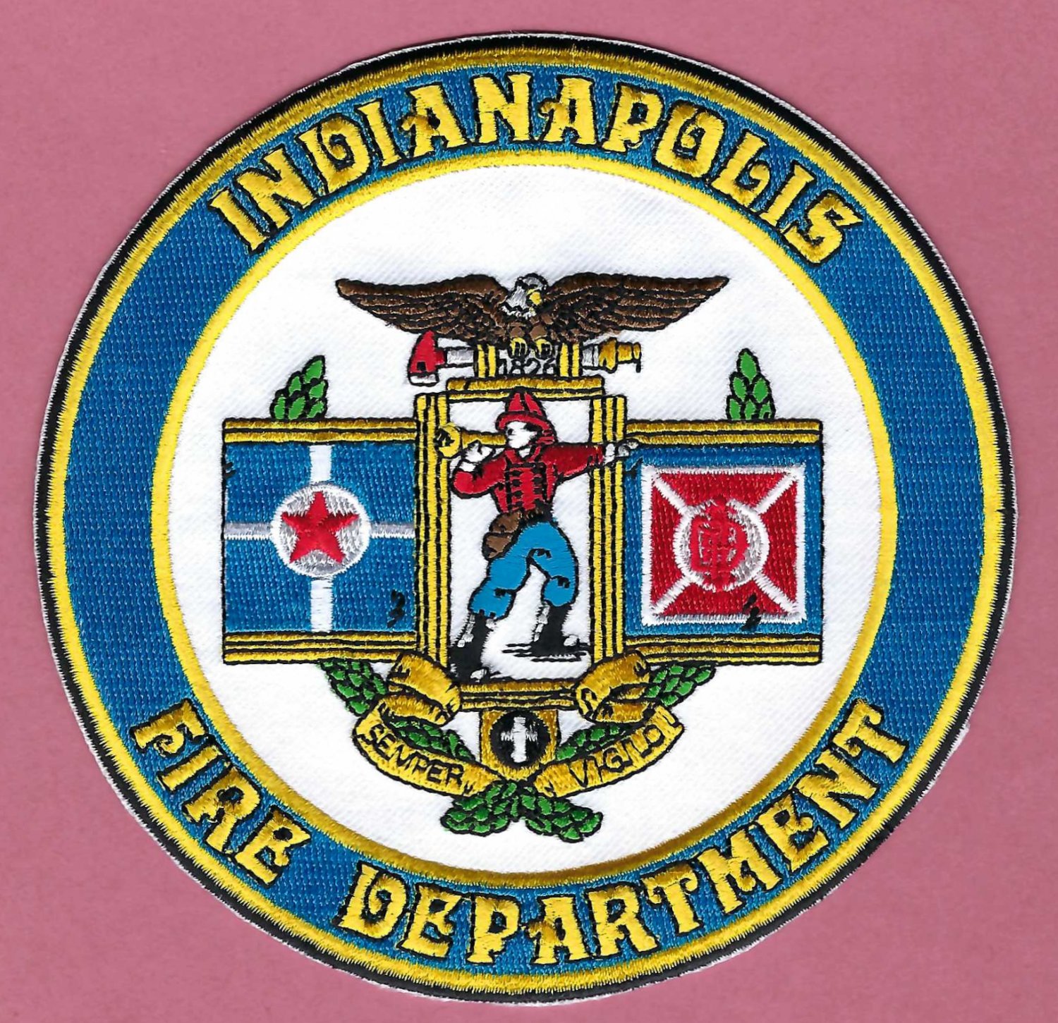 Indianapolis Indiana Fire Rescue Patch