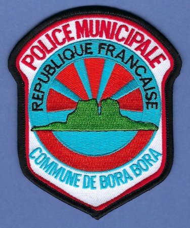 Bora Bora French Commune Police Patch