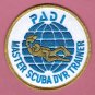 PADI Master Scuba Diver Trainer Patch
