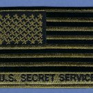 United States Secret Service American Flag Patch Green